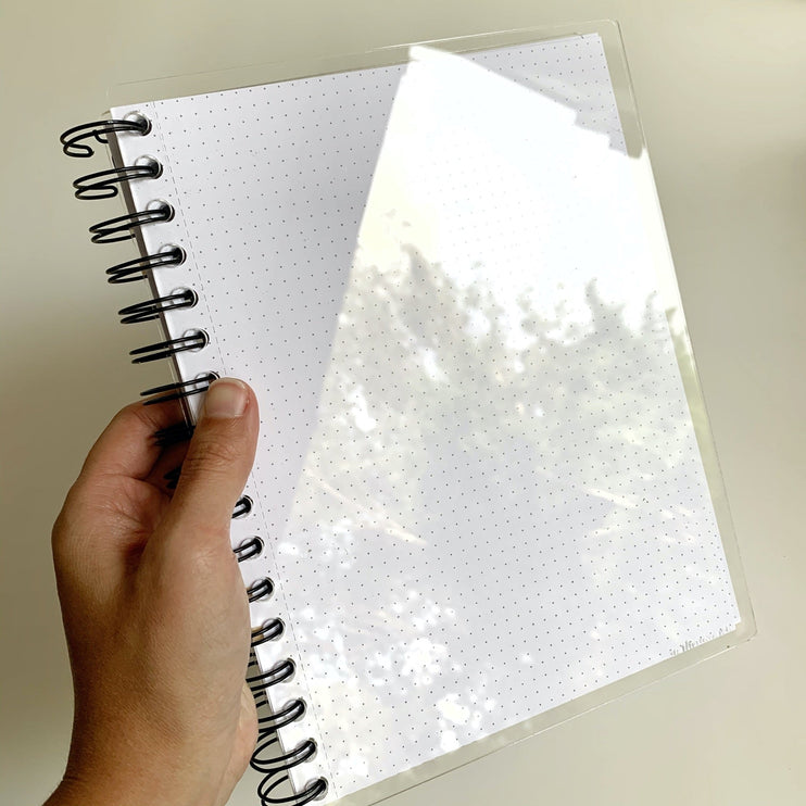 Libreta Acrílica - Papel Opalina - Puntos - ColorSwatch