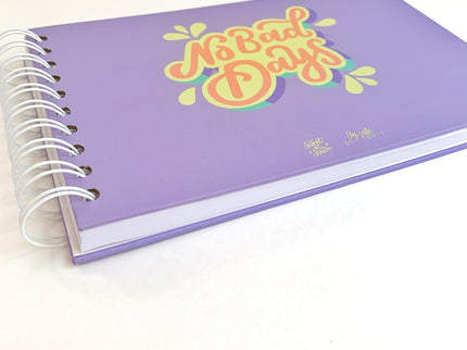 Libreta Espiral - No Bad Days + Stickers - ColorSwatch