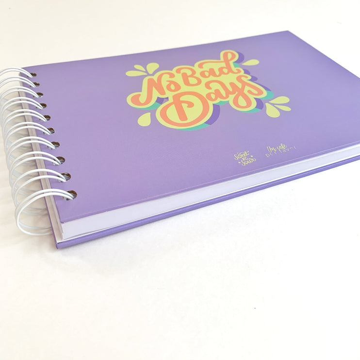Libreta Espiral - No Bad Days + Stickers - ColorSwatch