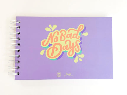 Libreta Espiral - No Bad Days + Stickers - ColorSwatch