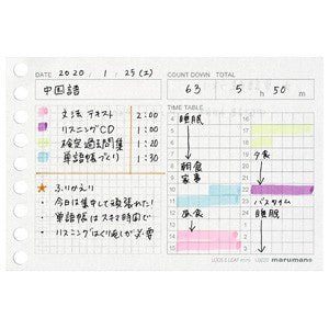 Loose Leaf mini B7 - Planner - ColorSwatch