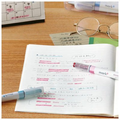 Mark+ Resaltadores Doble Tono - Set de 5 - ColorSwatch