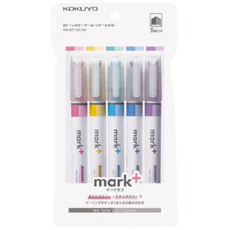 Mark+ Resaltadores Doble Tono - Set de 5 - ColorSwatch