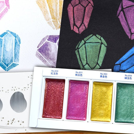 Acuarelas Gansai Tambi - Gem Set 6