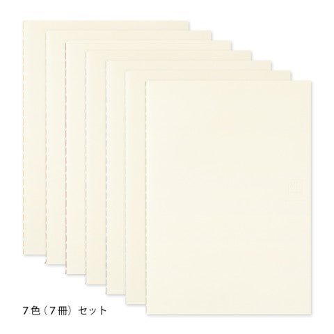 MD Notebook A5 Light - Set de 7 Colores - Cuadrícula - Edición 70 Aniversario - ColorSwatch