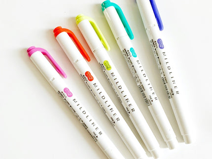 Mildliner - Set 5 - Bright - ColorSwatch