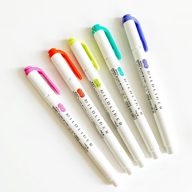 Mildliner - Set 5 - Bright - ColorSwatch