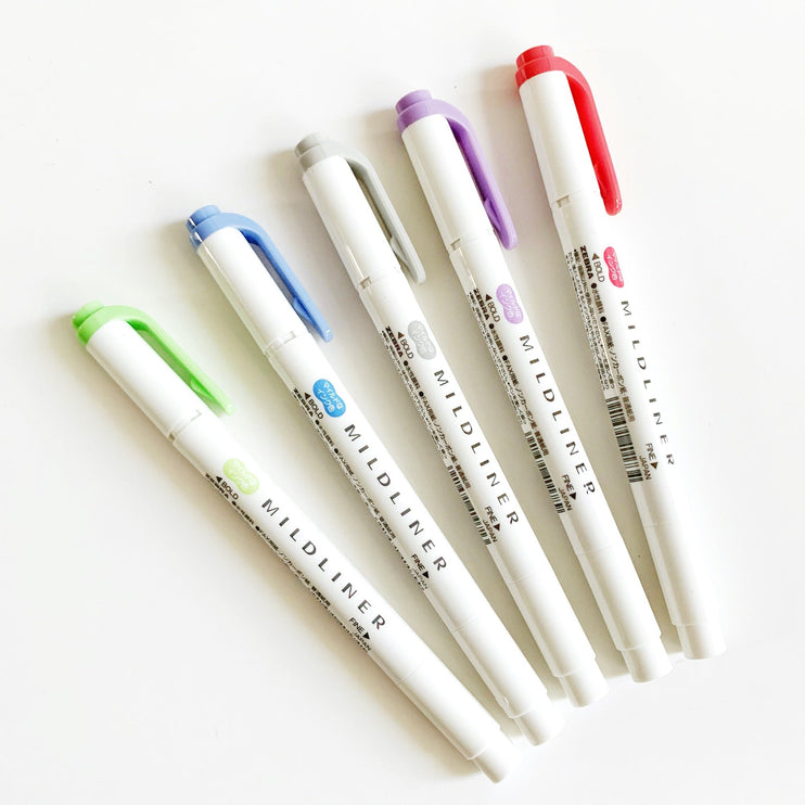 Mildliner - Set 5 - Cool and Refined - ColorSwatch