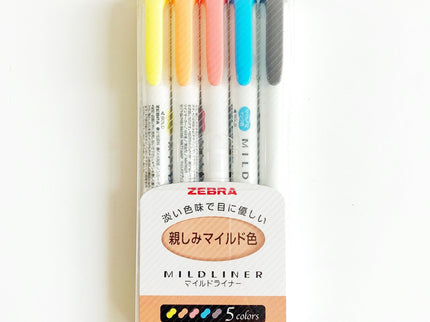 Mildliner - Set 5 - Friendly - ColorSwatch