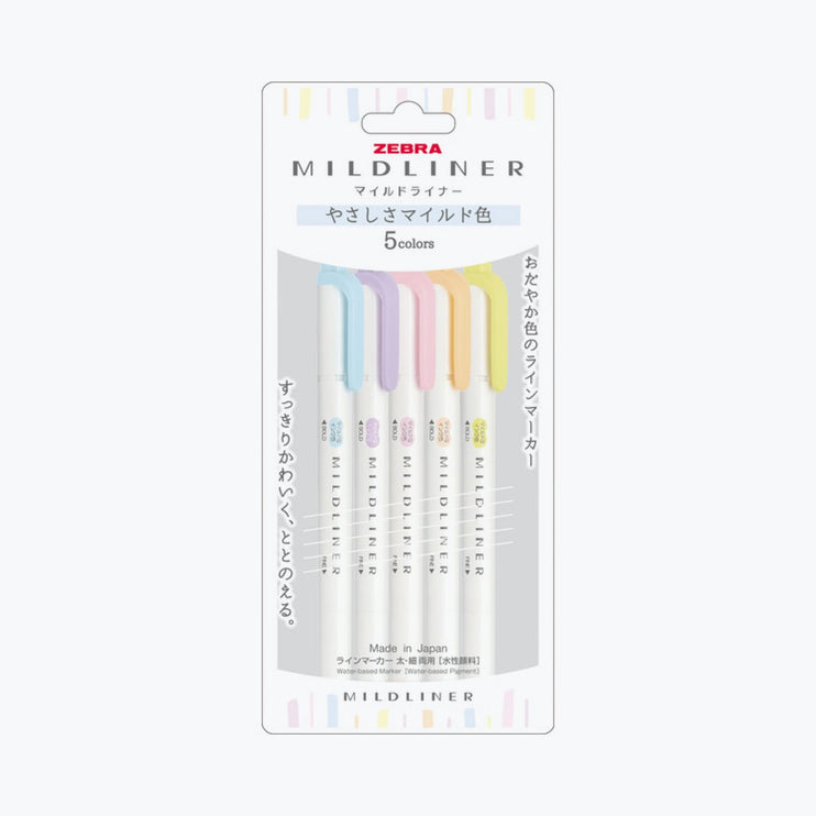Mildliner - Set 5 - Gentle (nuevo) - ColorSwatch