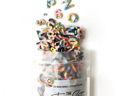 Letras Magnéticas - Confetti Mod