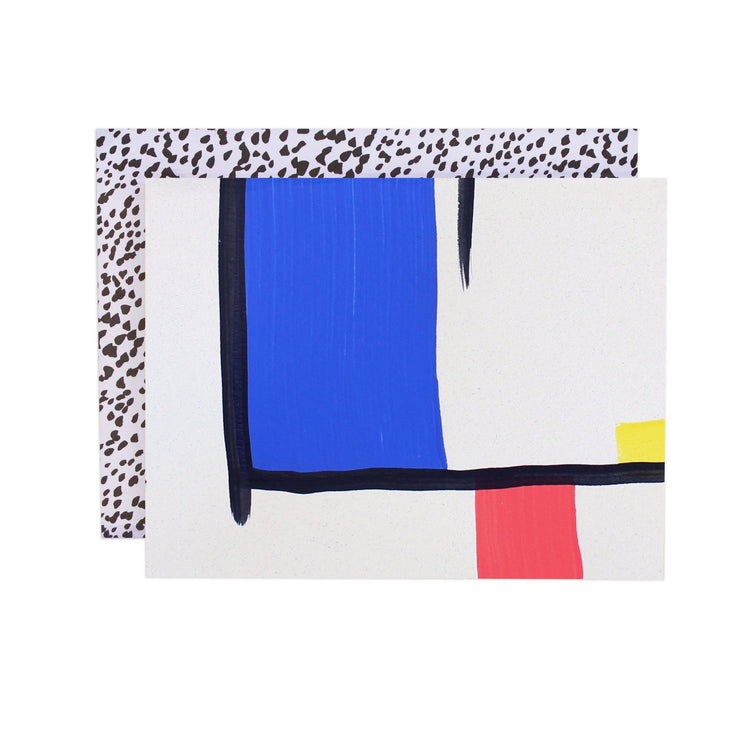 Mondrian - Set 6 Tarjetas y Sobres - ColorSwatch