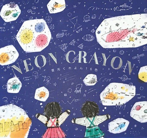 Neon Gel Crayons - 16 Colores - ColorSwatch