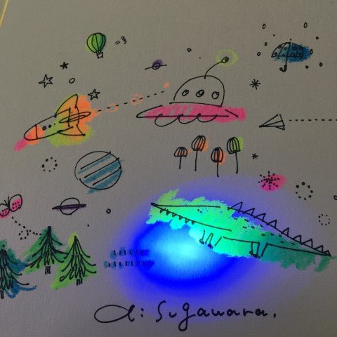 Neon Gel Crayons - 16 Colores - ColorSwatch