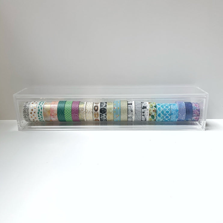 Organizador Acrílico para Washi Tapes - 1 Fila - ColorSwatch