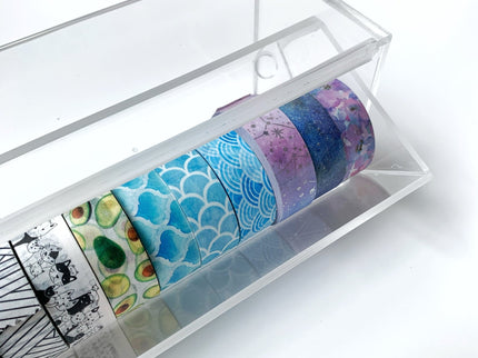Organizador Acrílico para Washi Tapes - 1 Fila - ColorSwatch