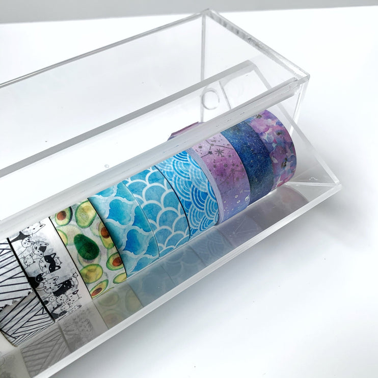 Organizador Acrílico para Washi Tapes - 1 Fila - ColorSwatch