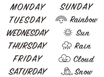 Paintable Stamp - Day & Weather - ColorSwatch