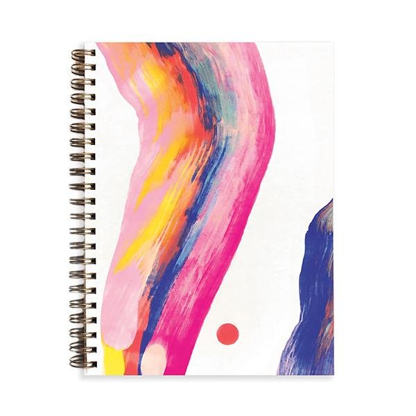 Painted Notebook - Candy Swirl - Blank - ColorSwatch
