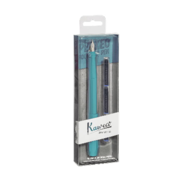Perkeo - Set de Pluma Fuente + Tinta - Breezy Teal - ColorSwatch