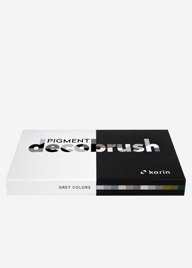 Pigment Decobrush - Set 12 - Grey
