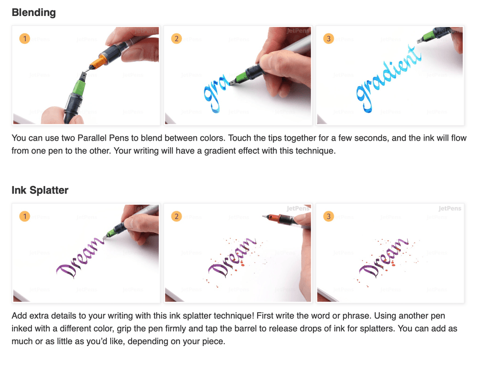 Pluma Caligráfica Parallel - 1.5mm - ColorSwatch