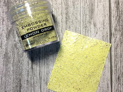 Polvo para Embossing - Speckle - Lemon Drop - ColorSwatch