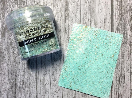 Polvo para Embossing - Speckle - Mint Chip - ColorSwatch