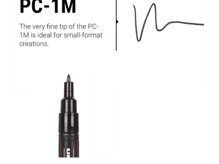 Posca PC - 1M - Gris - ColorSwatch