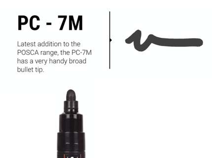 Posca PC - 7M - BLANCO - ColorSwatch