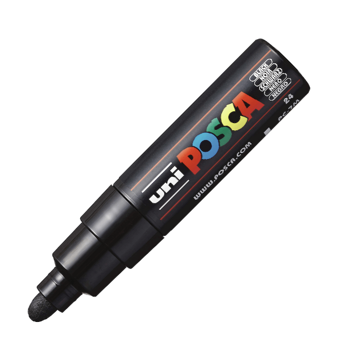 Posca PC - 7M - NEGRO - ColorSwatch