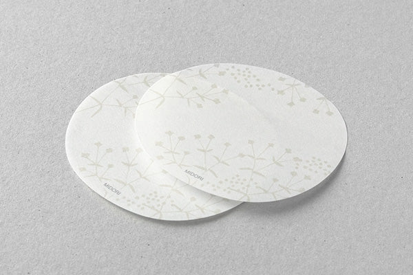 Sticky Notes Transparentes - Flores Grises