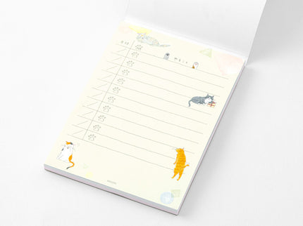 To Do Memo Pad - Gatos