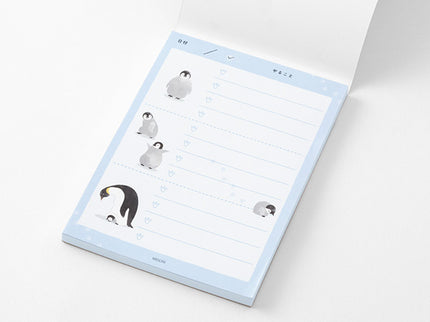 To Do Memo Pad - Pingüinos