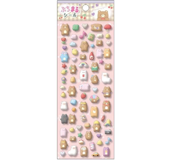Puchimaru Stickers - Osos - ColorSwatch