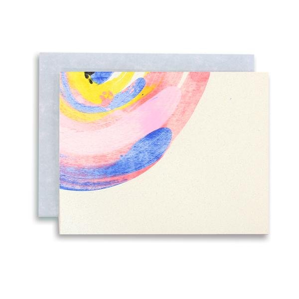Rainbow Swirl - Set 6 Tarjetas y Sobres - ColorSwatch