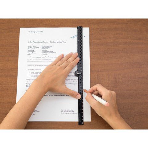 Regla Multi Usos - Negra - ColorSwatch