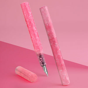N6 Glass Dip Pen/Fountain Pen - Rosado