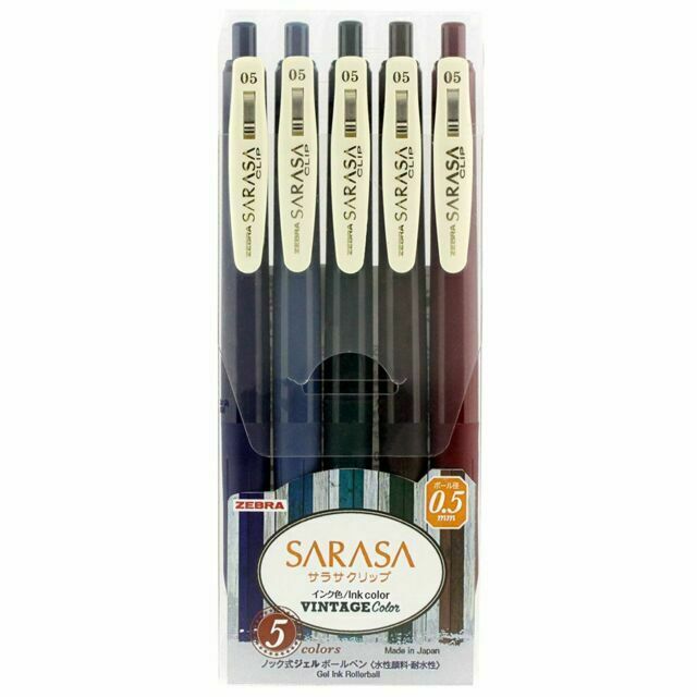 Sarasa Vintage 1 - 0.5mm - Set de 5