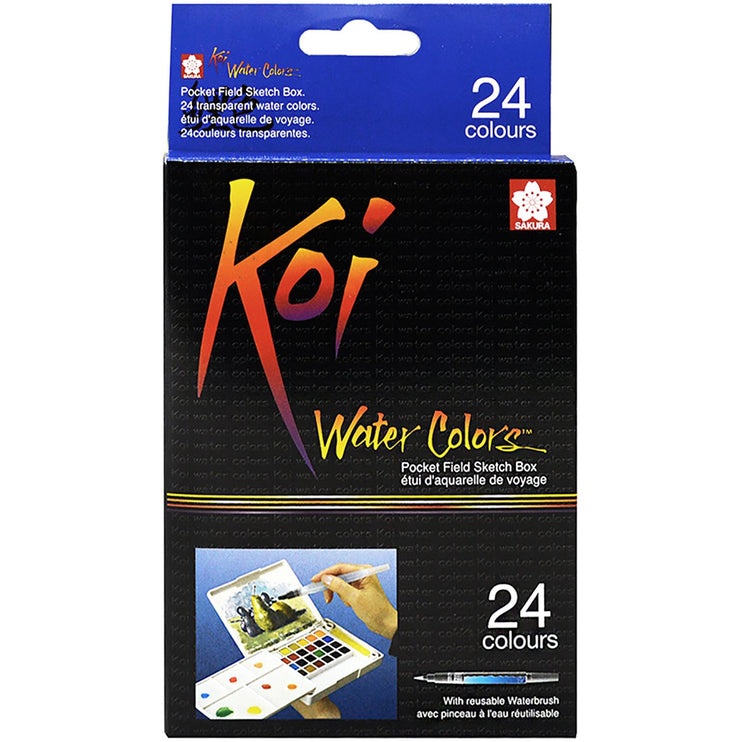 Koi Acuarelas - Pocket Field Set 24 - Clásicos