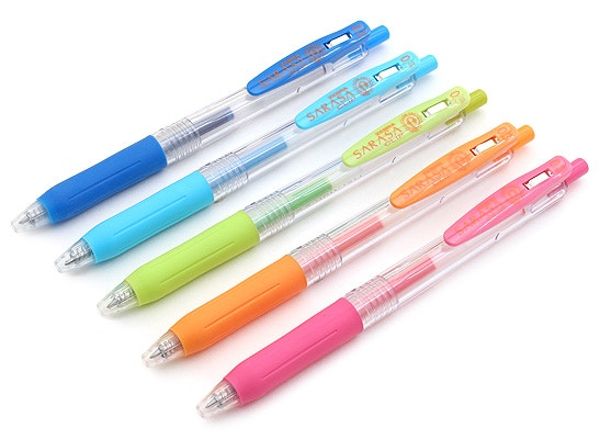 Sarasa Clip - 0.4mm - Set de 5 - ColorSwatch