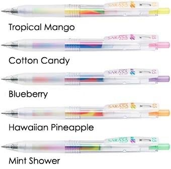 Sarasa Clip - Marble - Set de 5 - ColorSwatch