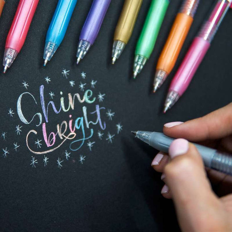 Sarasa Shiny - Set de 9 - Metálicos - ColorSwatch