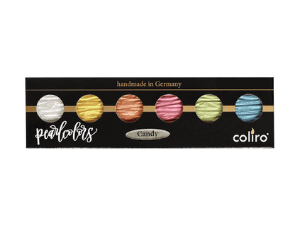 Set de 6 Acuarelas Perladas - Candy - ColorSwatch