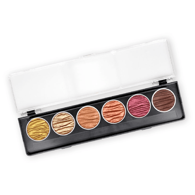 Set de 6 Acuarelas Perladas - Earth - ColorSwatch