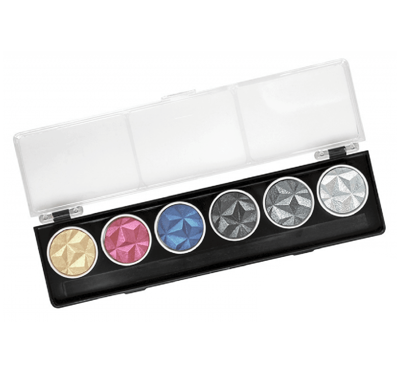 Set de 6 Acuarelas Perladas - Galaxy - ColorSwatch