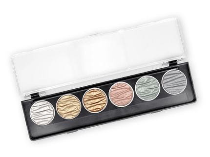 Set de 6 Acuarelas Perladas - Silk - ColorSwatch