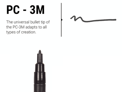 Set de 8 Posca PC - 3M - Basic - ColorSwatch