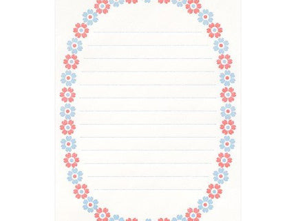 Set de Cartas y Sobres - Flores Azul - ColorSwatch