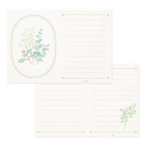 Set de Cartas y Sobres + Stickers - Flores - ColorSwatch